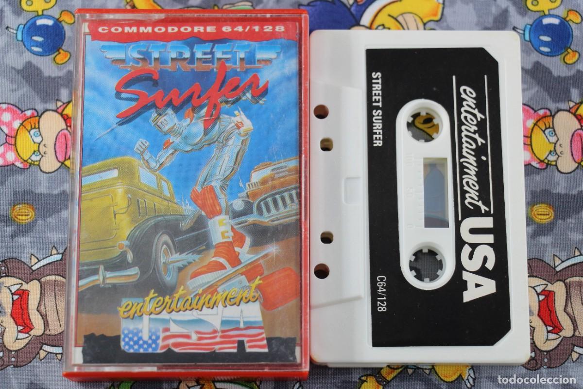 Videojuegos y consolas: COMMODORE 64K 128K CINTA STREET SURFER EN INGLES - Foto 1