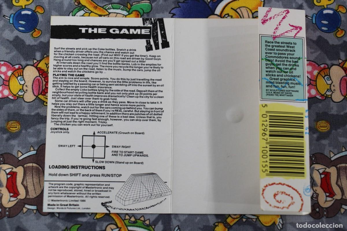 Videojuegos y consolas: COMMODORE 64K 128K CINTA STREET SURFER EN INGLES - Foto 3