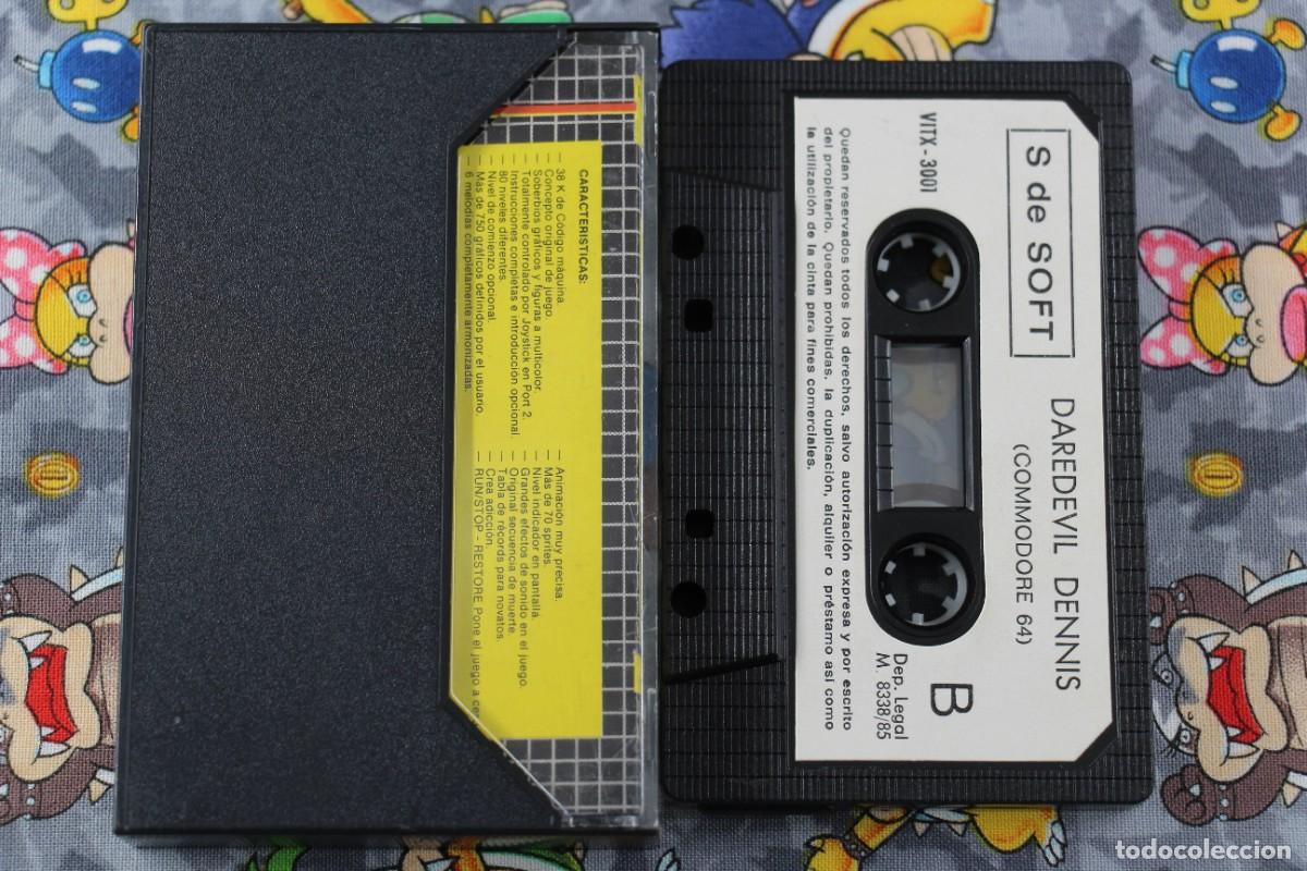 Videojuegos y consolas: COMMODORE 64K CINTA DAREDEVIL DENNIS EN ESPA&Ntilde;OL - Foto 2