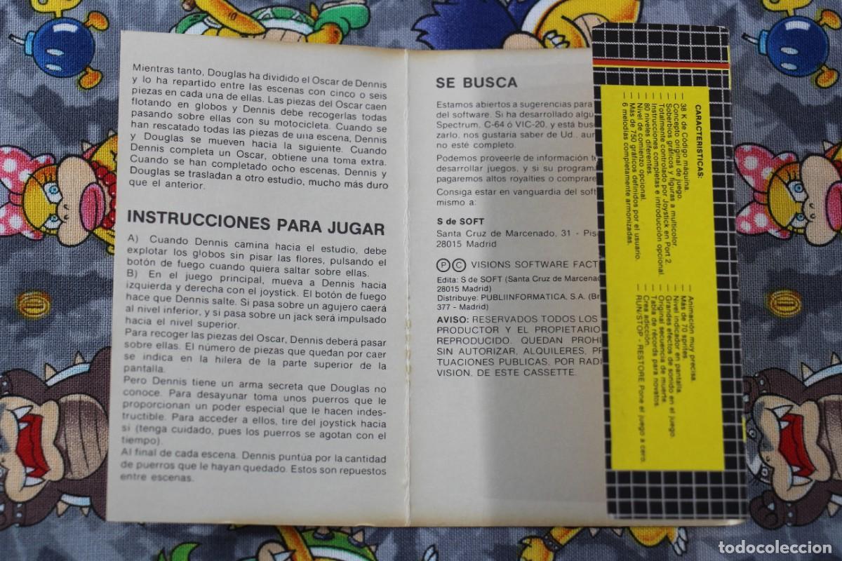 Videojuegos y consolas: COMMODORE 64K CINTA DAREDEVIL DENNIS EN ESPA&Ntilde;OL - Foto 3