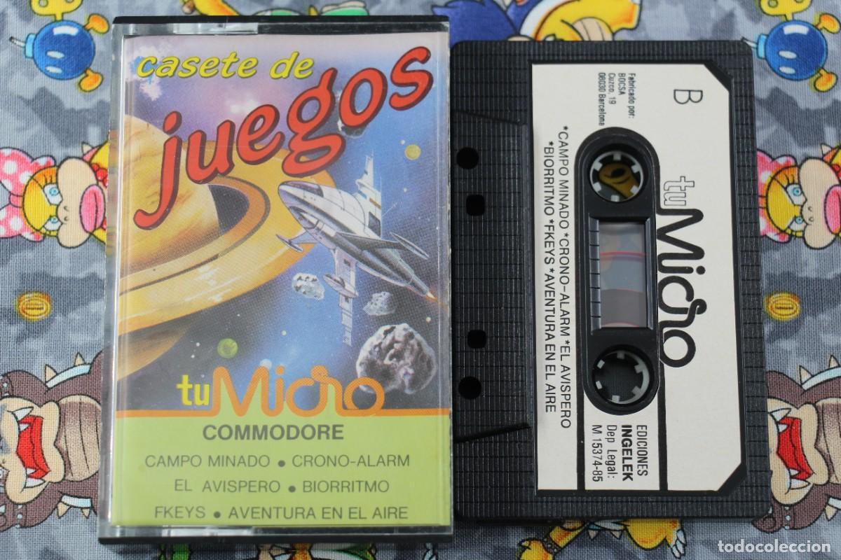 Videojuegos y consolas: COMMODORE 64K CINTA CASETE DE JUEGOS TU MICRO COMMODORE NUM. 1 EN ESPA&Ntilde;OL - Foto 1
