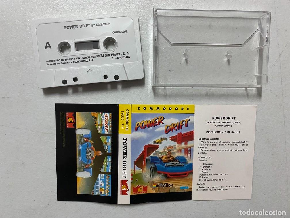 Videojuegos y consolas: POWER DRIFT - VIDEOJUEGO COMMODORE CASSETTE - Foto 3