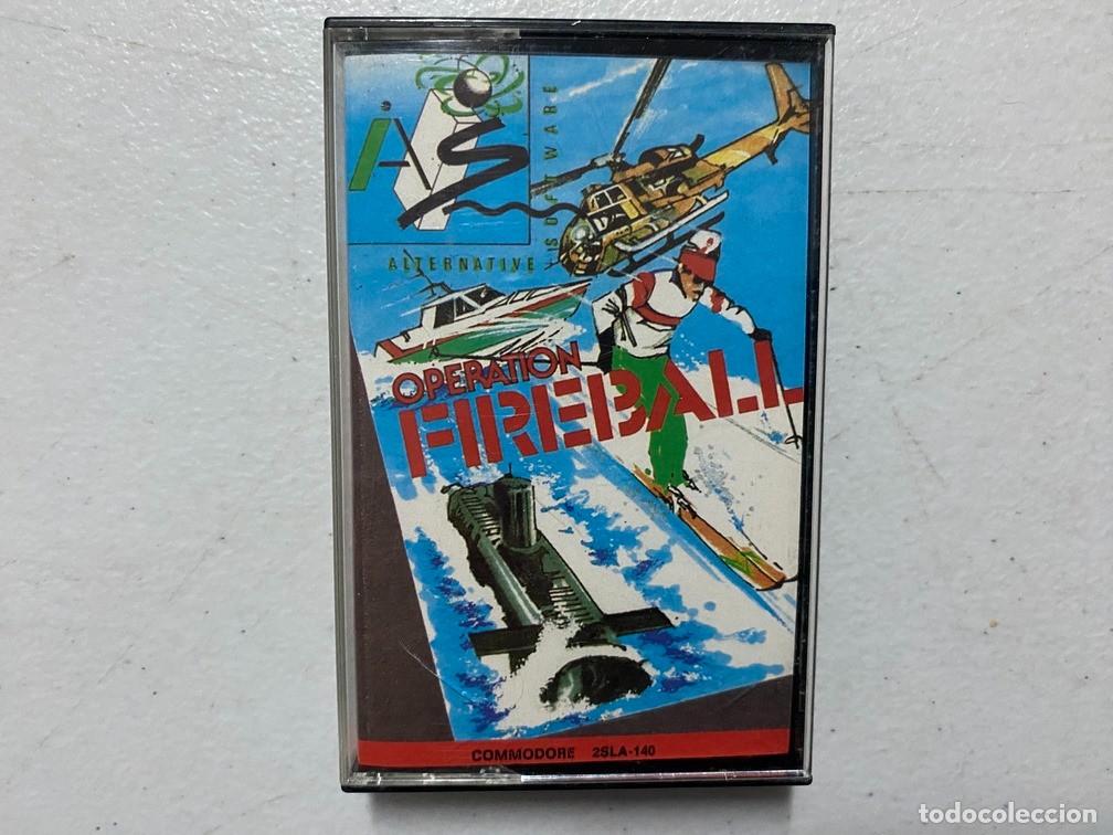 Videojuegos y consolas: OPERATION FIREBALL - VIDEOJUEGO COMMODORE CASSETTE - Foto 1