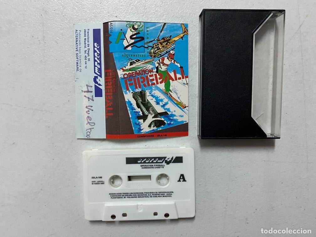 Videojuegos y consolas: OPERATION FIREBALL - VIDEOJUEGO COMMODORE CASSETTE - Foto 2