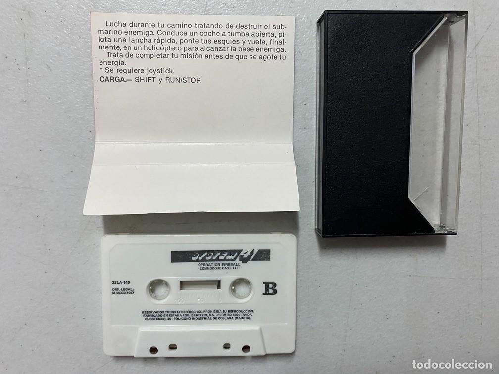 Videojuegos y consolas: OPERATION FIREBALL - VIDEOJUEGO COMMODORE CASSETTE - Foto 3