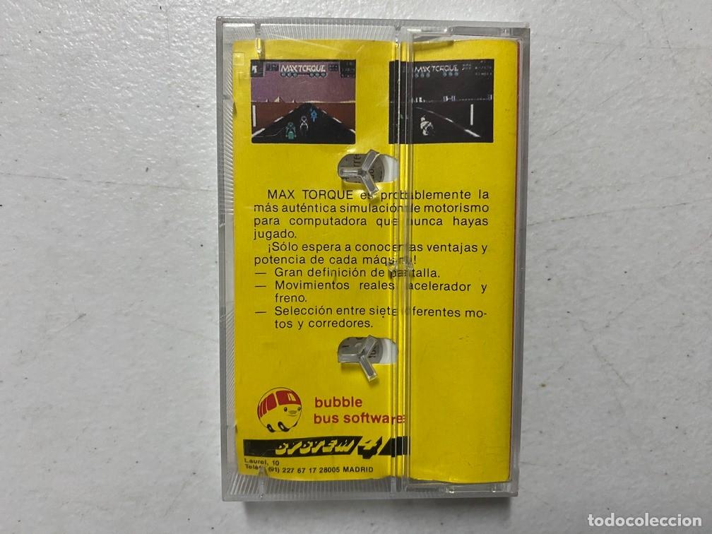 Videojuegos y consolas: MAX TORQUE - VIDEOJUEGO COMMODORE CASSETTE - Foto 2