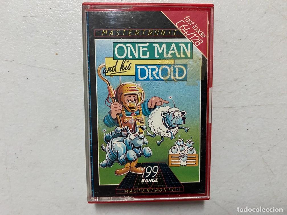 Videojuegos y consolas: ONE MAN AND HIS DROID - VIDEOJUEGO COMMODORE CASSETTE - Foto 1