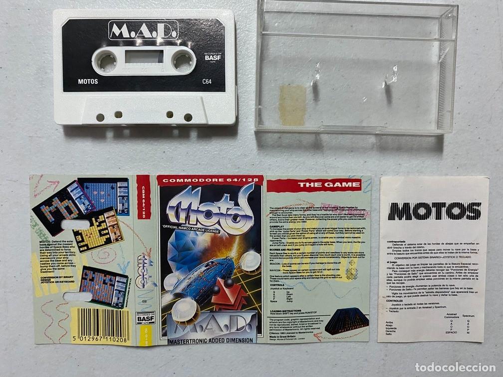 Videojuegos y consolas: MOTOS - VIDEOJUEGO COMMODORE CASSETTE - Foto 3