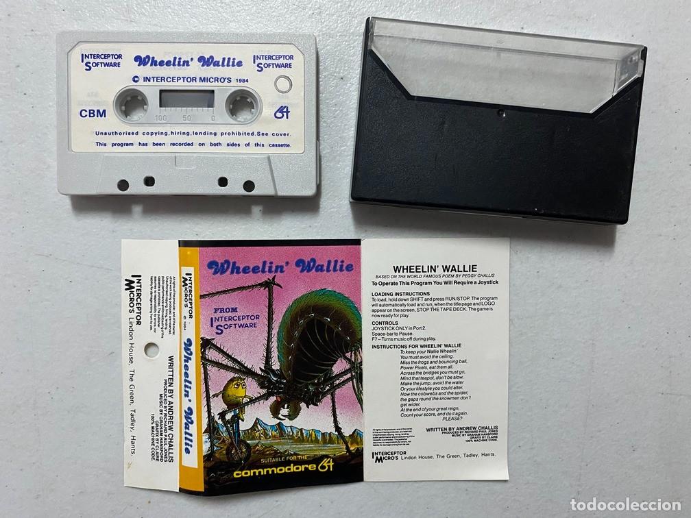Videojuegos y consolas: WHEELIN WALLIE - VIDEOJUEGO COMMODORE CASSETTE - Foto 2