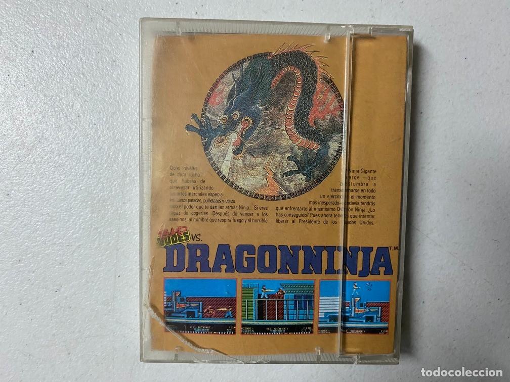 Videojuegos y consolas: DRAGON NINJA - VIDEOJUEGO COMMODORE CASSETTE - Foto 2