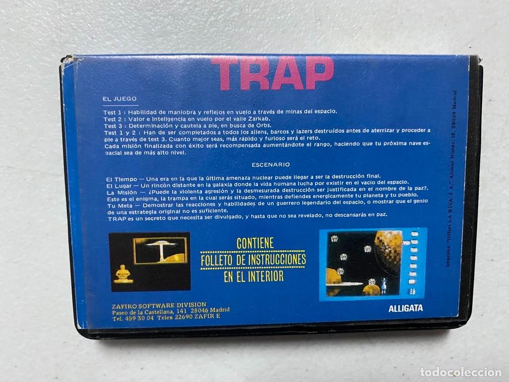 Videojuegos y consolas: TRAP - VIDEOJUEGO COMMODORE CASSETTE - Foto 3