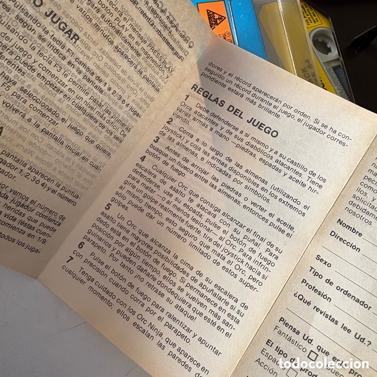 Videojuegos y consolas: Juego de ordenador commodore 64 orc attack - Foto 3