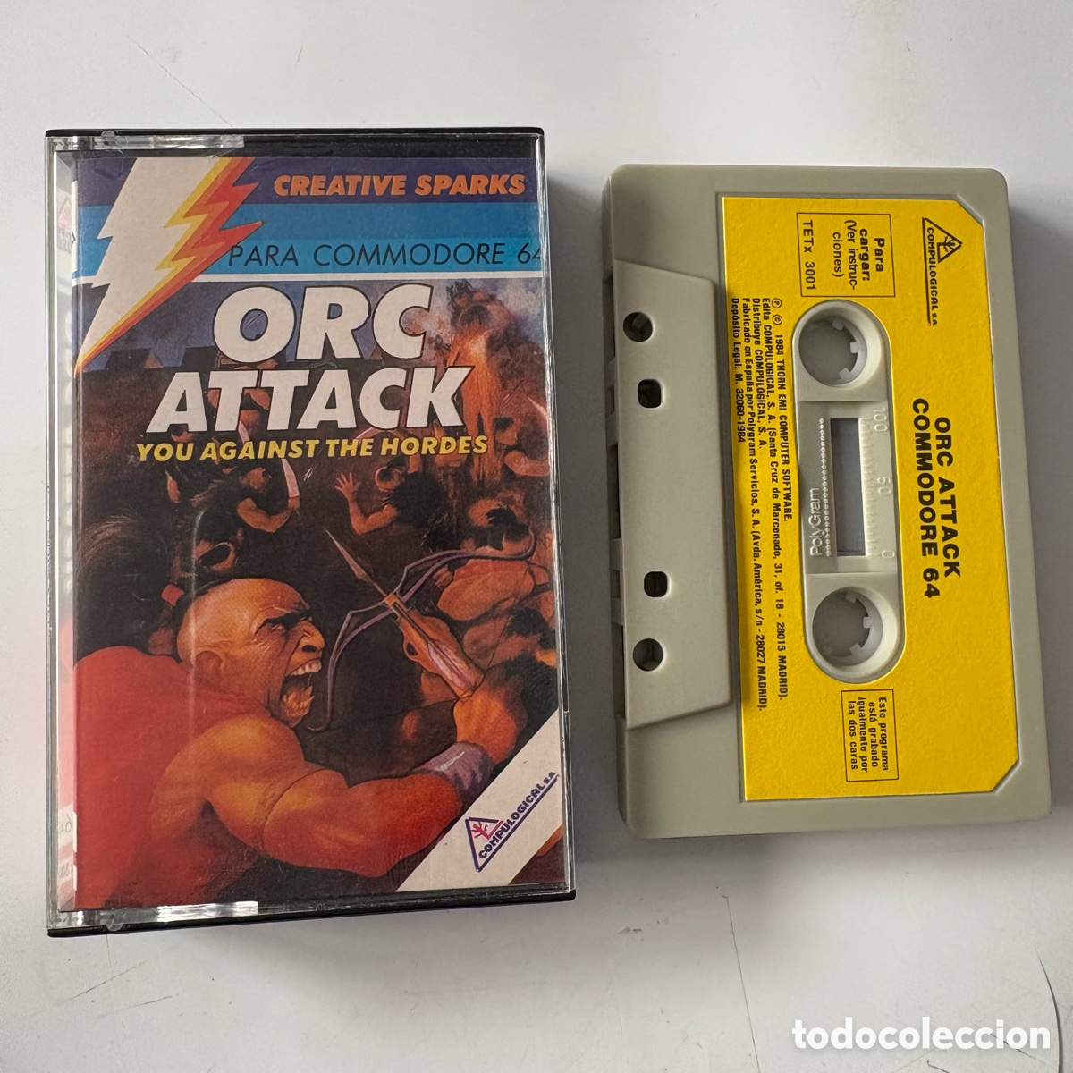 Videojuegos y consolas: Juego de ordenador commodore 64 orc attack - Foto 1