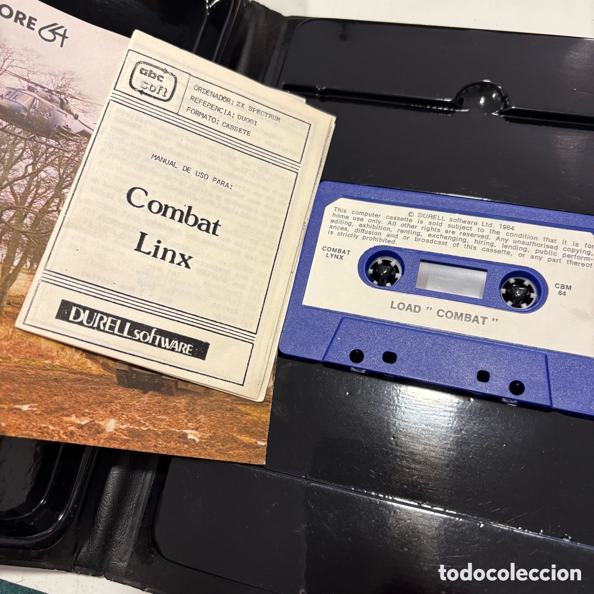 Videojuegos y consolas: JUEGO DE ORDENADOR COMMODORE 64 COMBAT LYNX - Foto 2