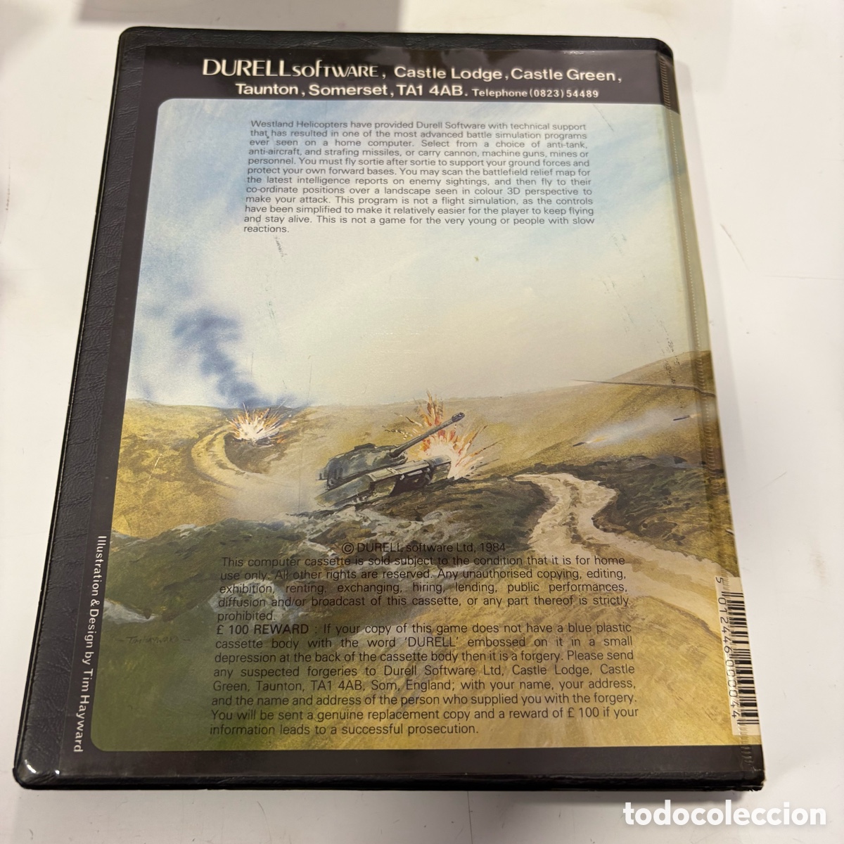 Videojuegos y consolas: JUEGO DE ORDENADOR COMMODORE 64 COMBAT LYNX - Foto 3