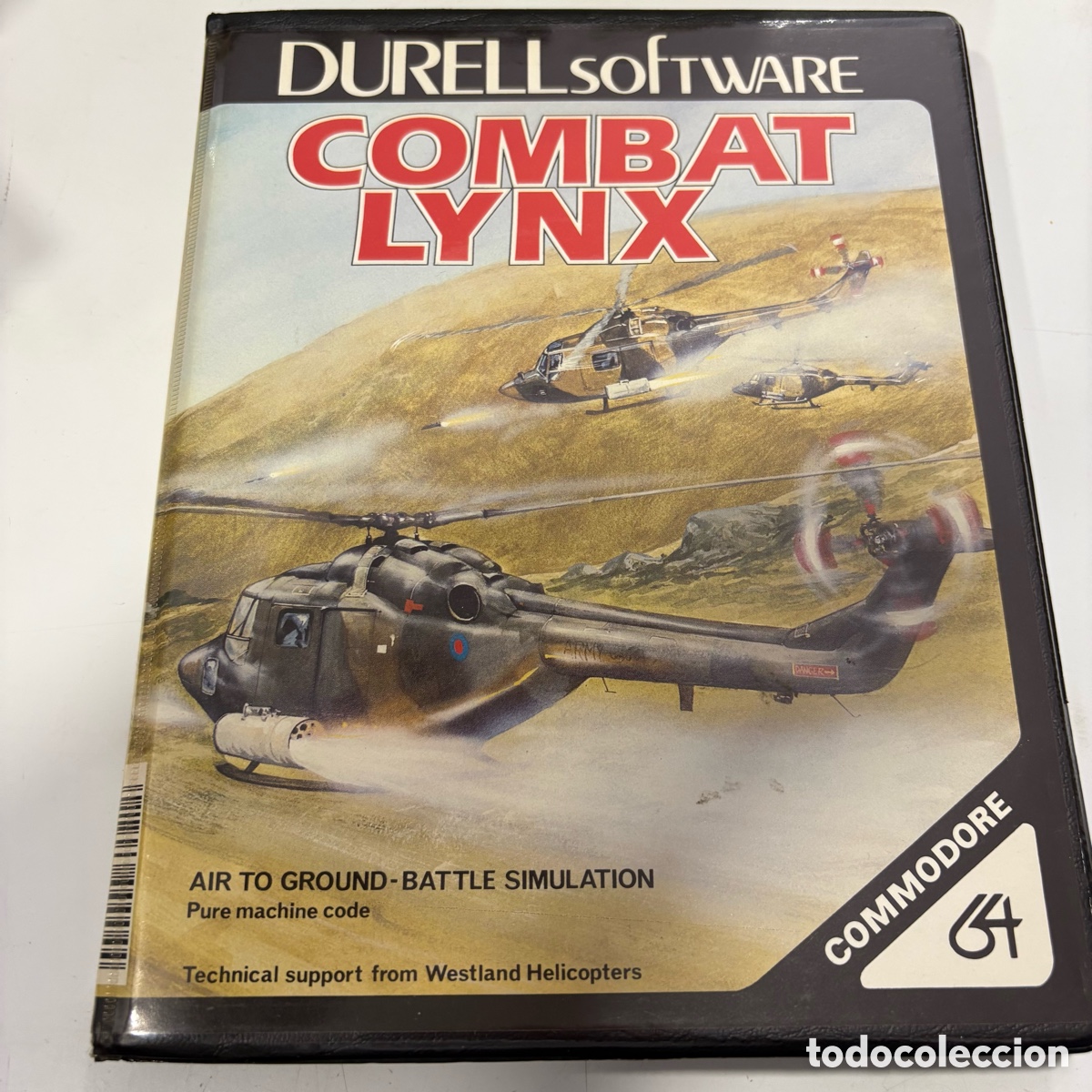 Videojuegos y consolas: JUEGO DE ORDENADOR COMMODORE 64 COMBAT LYNX - Foto 1