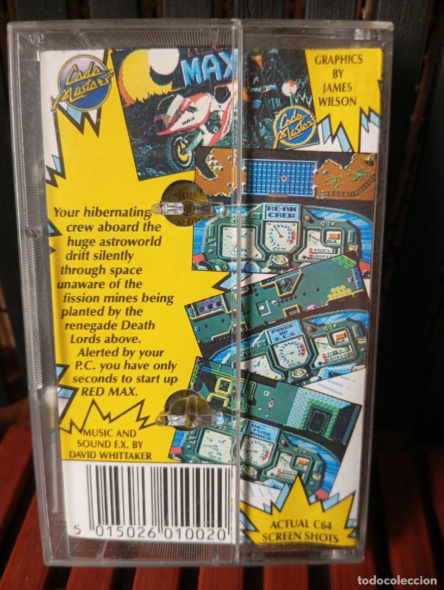 Videojuegos y consolas: Red Max Commodore 64 Cassette Code Masters 1987 - Foto 2