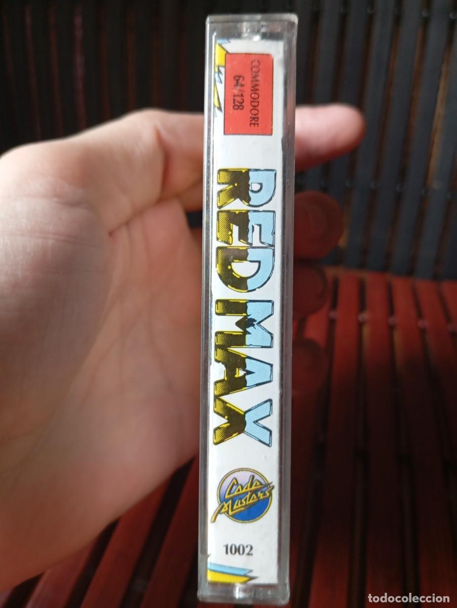 Videojuegos y consolas: Red Max Commodore 64 Cassette Code Masters 1987 - Foto 3