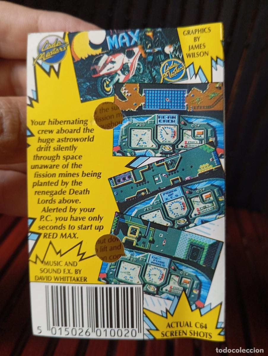 Videojuegos y consolas: Red Max Commodore 64 Cassette Code Masters 1987 - Foto 12