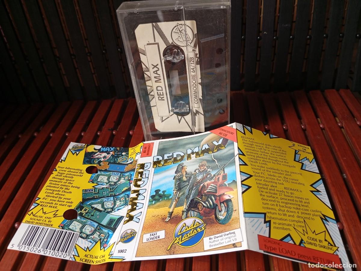 Videojuegos y consolas: Red Max Commodore 64 Cassette Code Masters 1987 - Foto 14