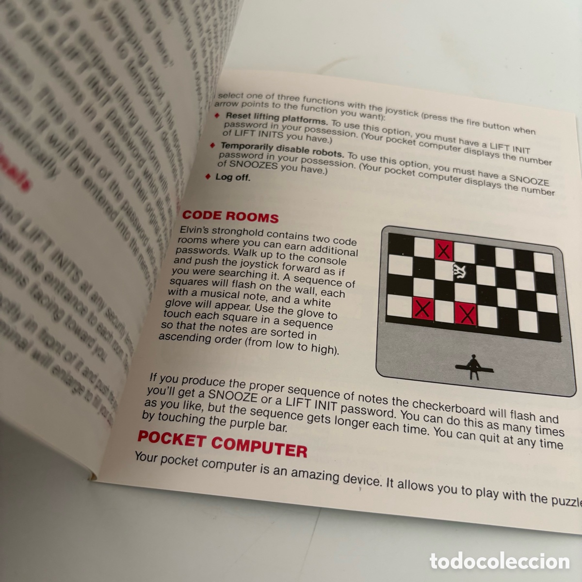 Videojuegos y consolas: Manual de instrucciones del juego impossible Mission commodore 64 - Foto 2
