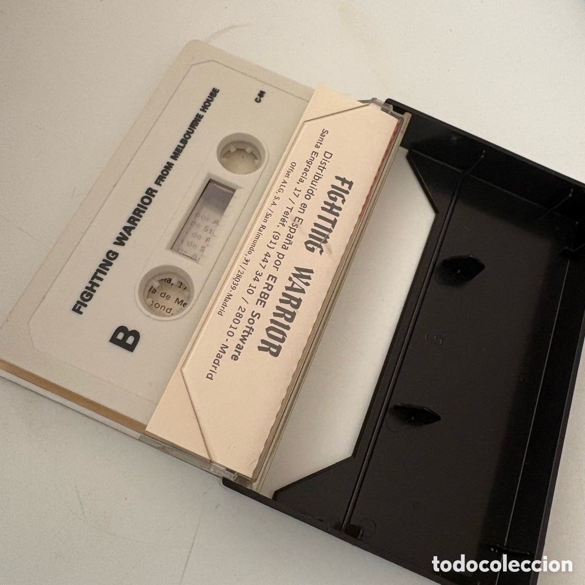 Videojuegos y consolas: Juego de ordenador commodore 64 fighting warrior - Foto 2