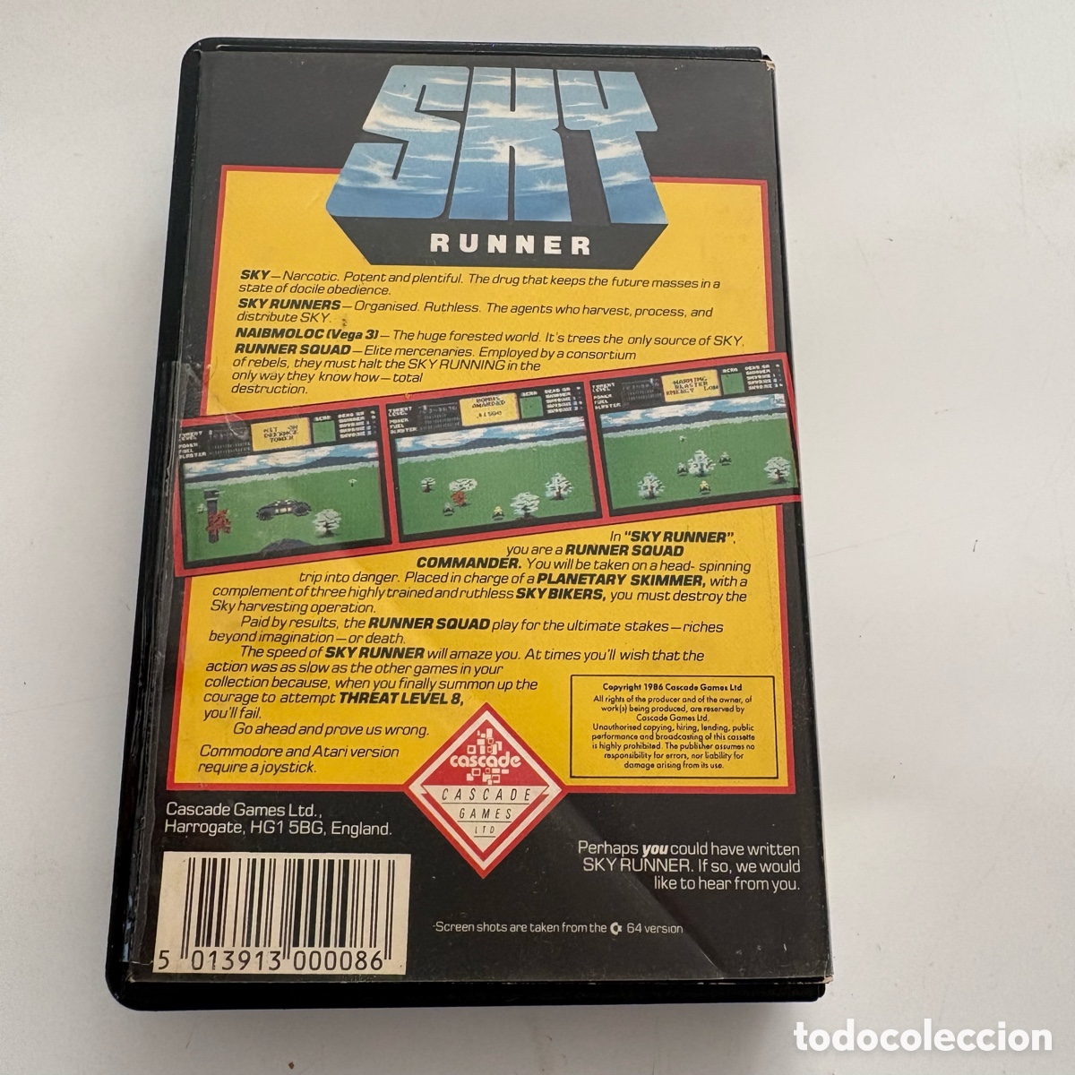 Videojuegos y consolas: JUEGO DE ORDENADOR COMMODORE 64 SKY RUNNER - Foto 4