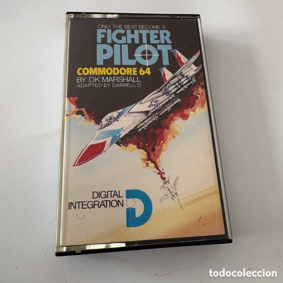 Videojuegos y consolas: Juego de ordenador commodore 64 fighter pilot - Foto 1