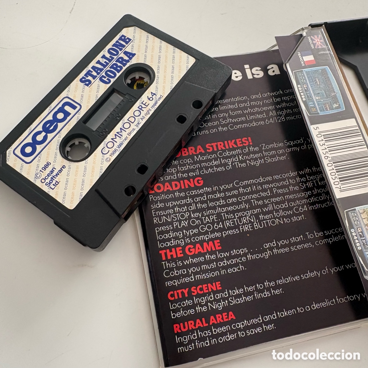Videojuegos y consolas: Juego de ordenador commodore 64 stallone cobra - Foto 3