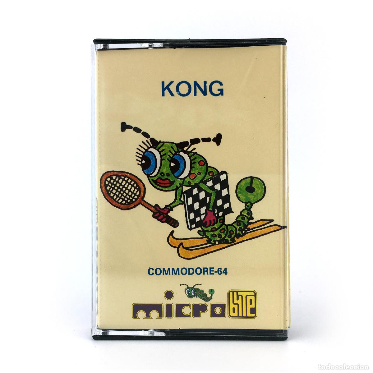 Videojuegos y consolas: KONG MICRO BYTE JUEGO COMPLETO CON INSTRUCCIONES MICROBYTE KONGO KING CBM COMMODORE 64 C64 CASSETTE - Foto 1