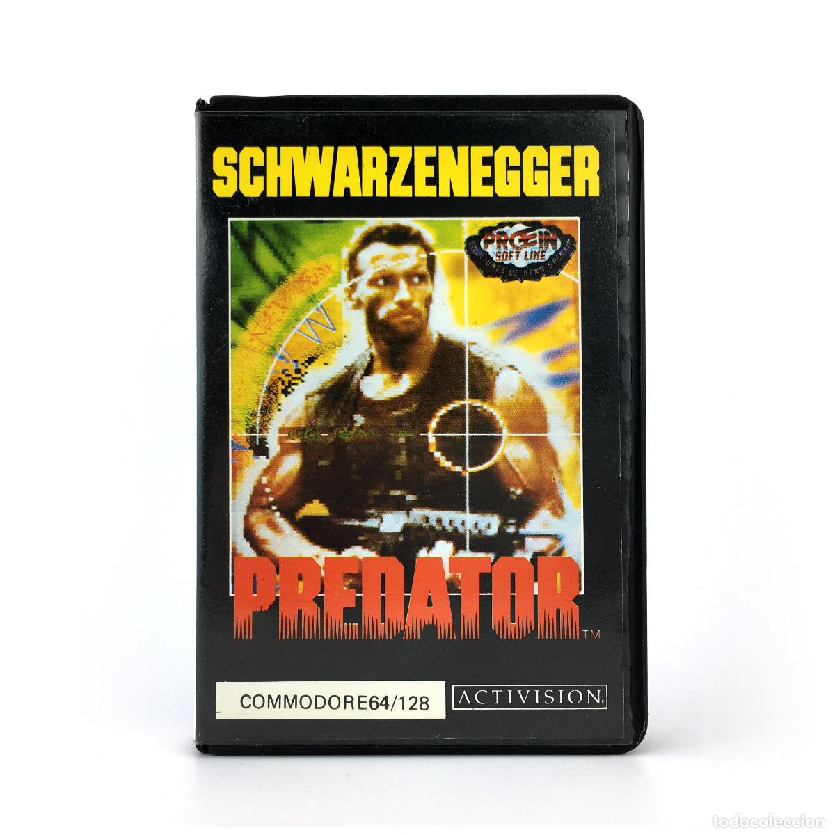 Videojogos e Consolas: PREDATOR ESTUCHE COMPLETO PROEIN SOFT LINE ACTIVISION 1988 SCHWARZENEGGER C64 COMMODORE 64 CASSETTE