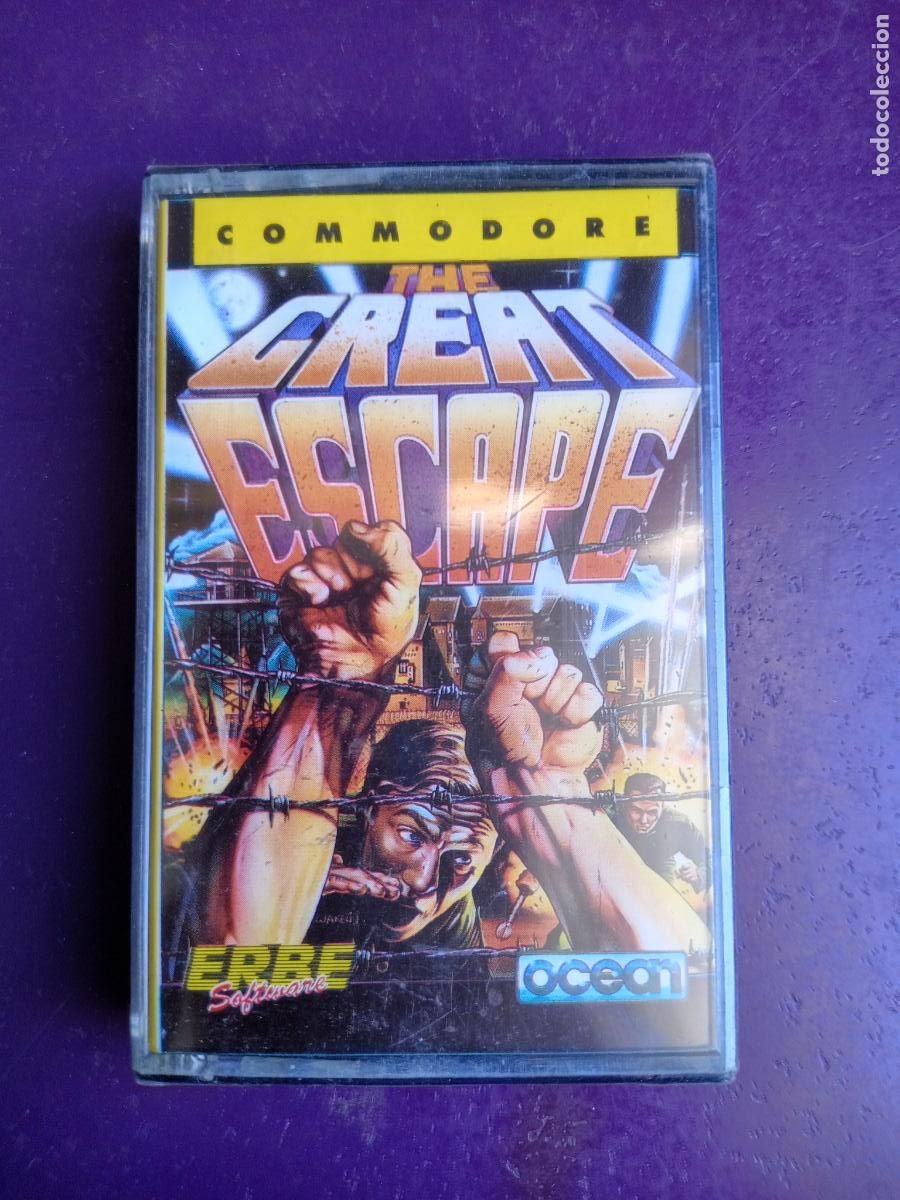 Videojogos e Consolas: THE GREAT ESCAPE - COMMODORE - VIDEOJUEGO VINTAGE ERBE - PRECINTADO