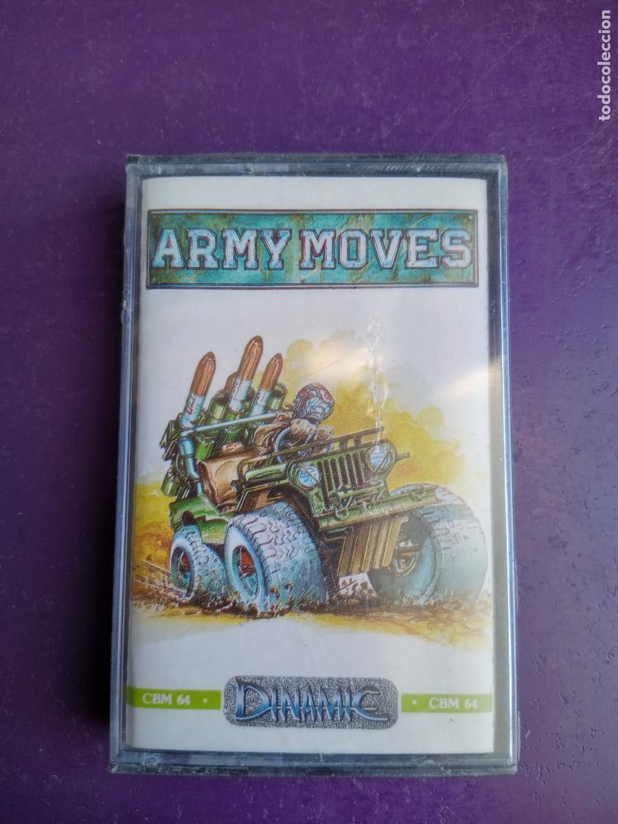 Videojuegos y Consolas: ARMY MOVES - CASETE DINAMIC CBM 64 COMMODORE - PRECINTADA - VIDEOJUEGO VINTAGE