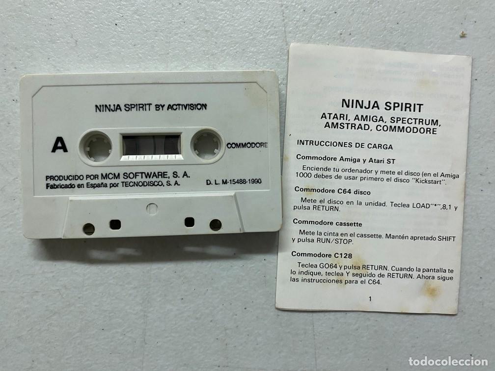 Videojuegos y consolas: NINJA SPIRIT - VIDEOJUEGO COMMODORE - Foto 5