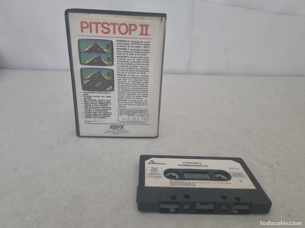 Videojuegos y consolas: Juego para Commodore Pitstop ll - Foto 2