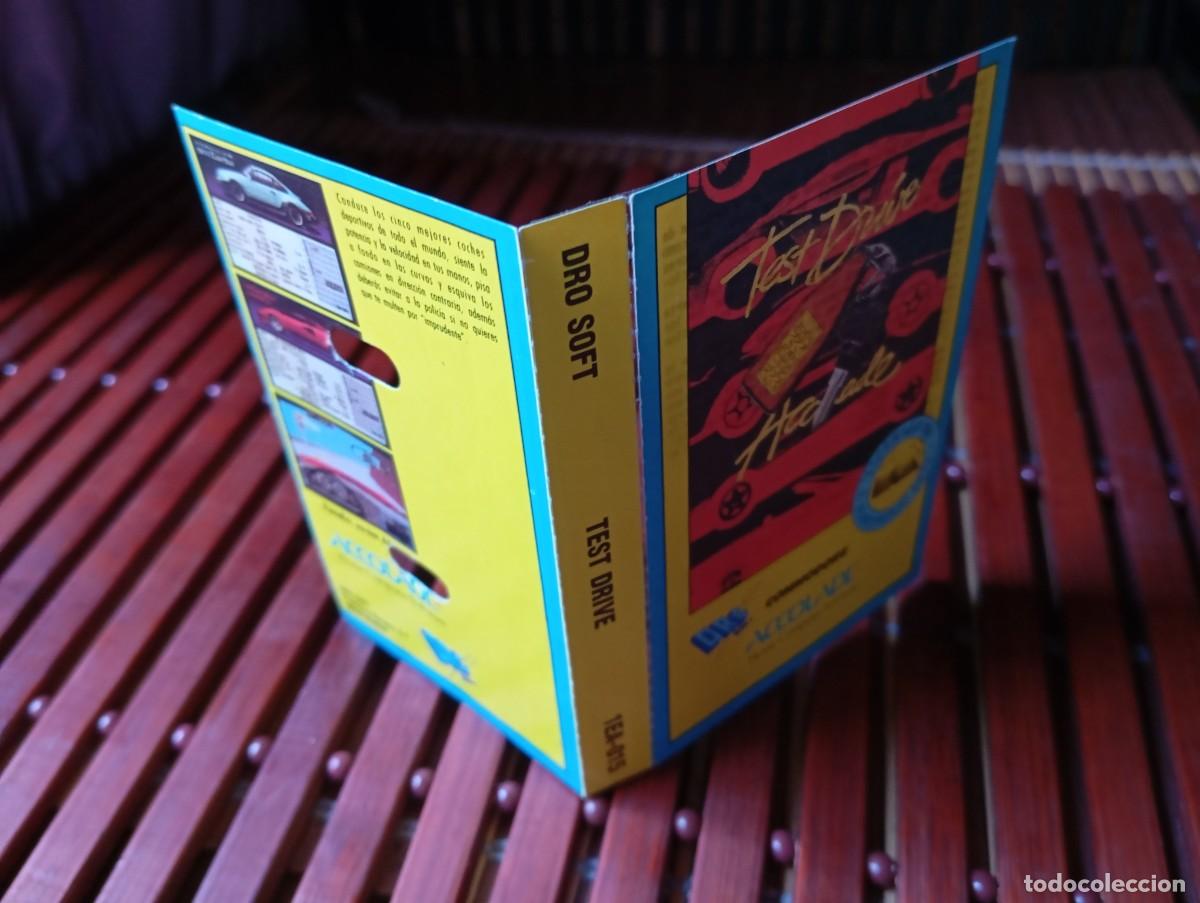 Videojuegos y consolas: Car&aacute;tula Cover Test Drive Accolade Commodore 64 Cassette 1987 - Foto 8