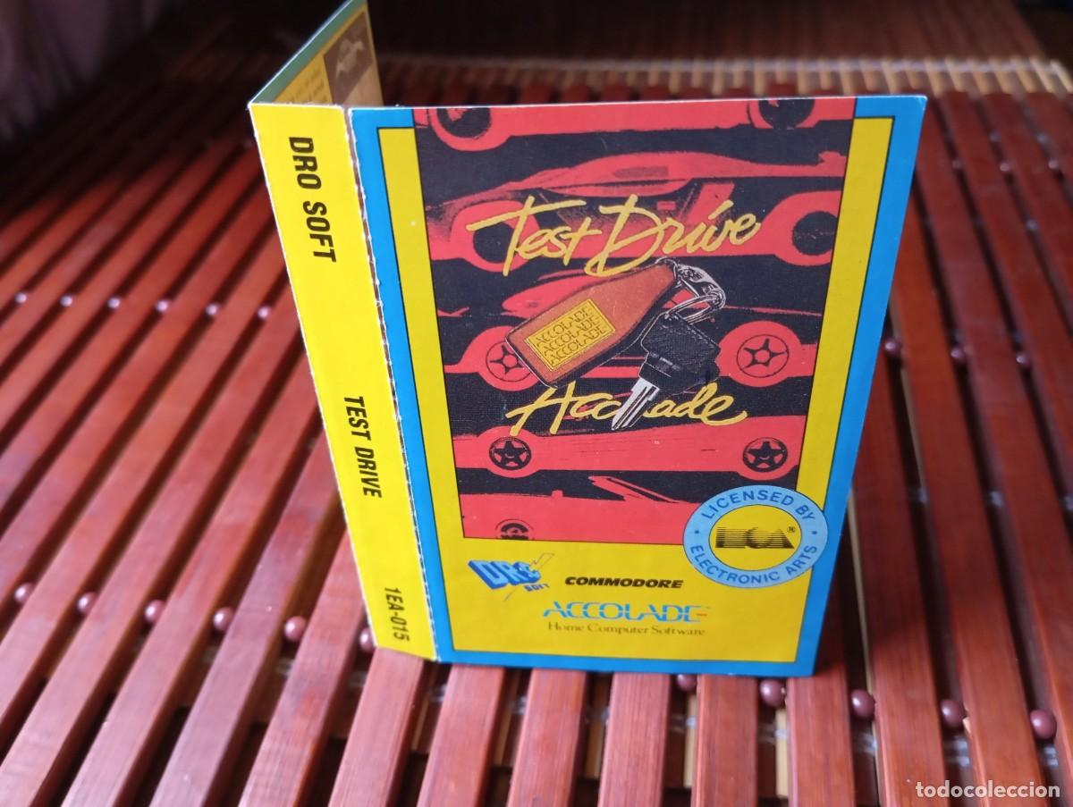 Videojuegos y consolas: Car&aacute;tula Cover Test Drive Accolade Commodore 64 Cassette 1987 - Foto 9
