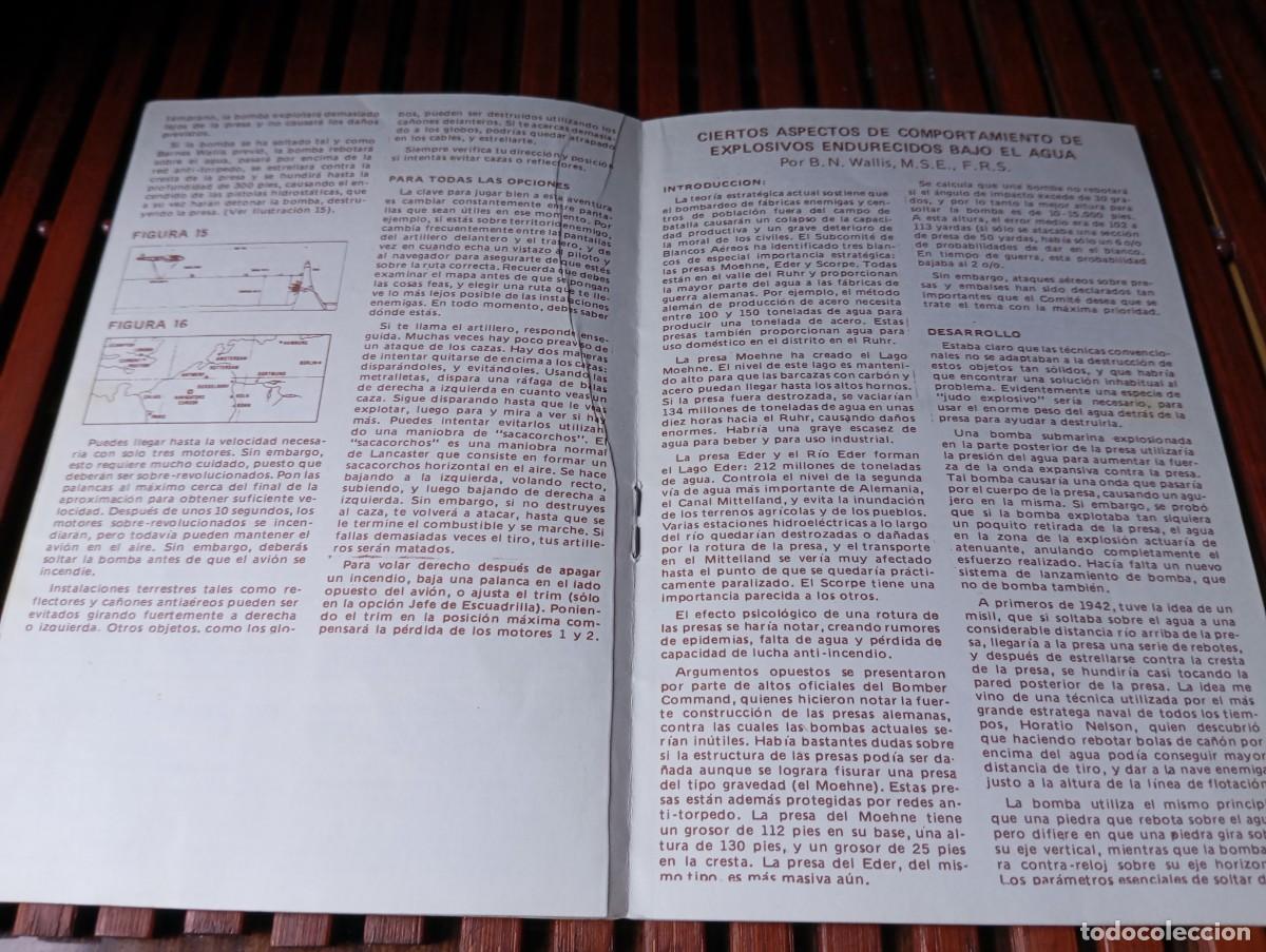 Videojuegos y consolas: Manual de Instrucciones The Dam Busters 1985 Espa&ntilde;ol - Foto 8