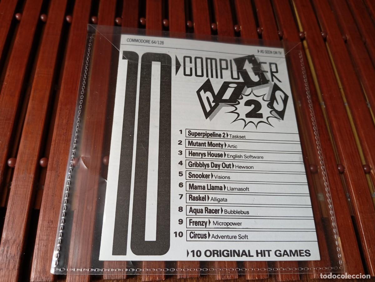 Videojuegos y consolas: Manual Instrucciones 10 Computer Hits 2 Commodore 64 1986 - Foto 5