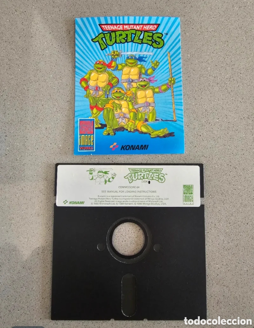 Videojuegos y consolas: Teenage Mutant Hero Turtles C64 (Edici&oacute;n Disco) - Commodore 64 - Foto 3