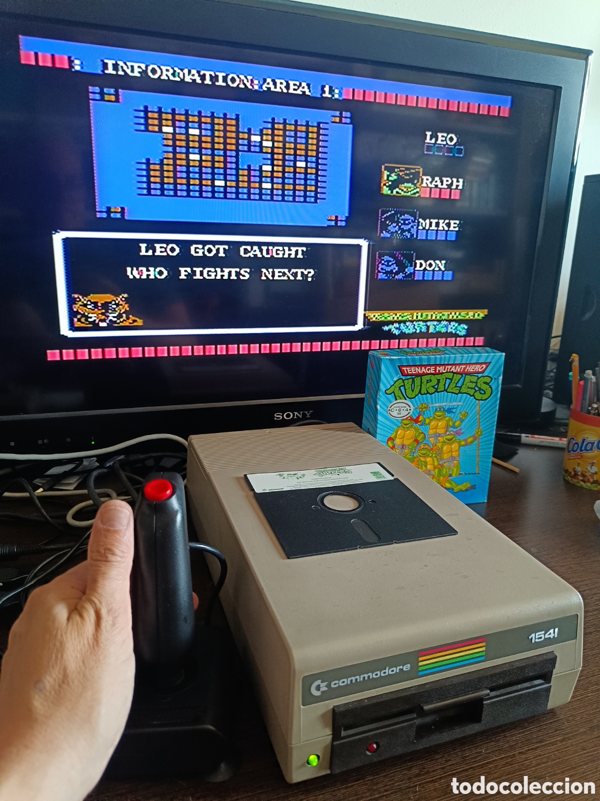 Video Games and Consoles: Teenage Mutant Hero Turtles C64 (Edici&oacute;n Disco) - Commodore 64