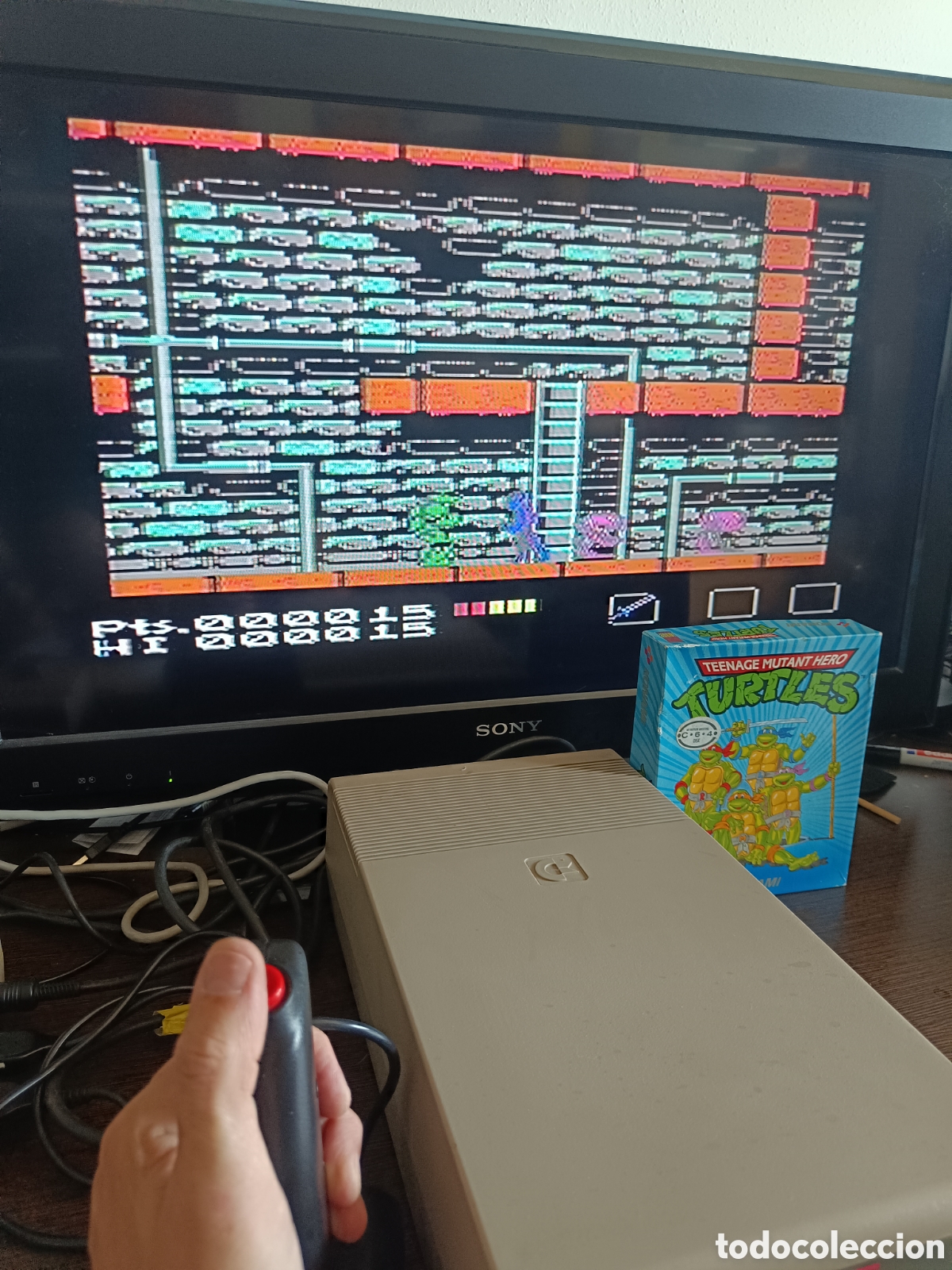Videojuegos y consolas: Teenage Mutant Hero Turtles C64 (Edici&oacute;n Disco) - Commodore 64 - Foto 5