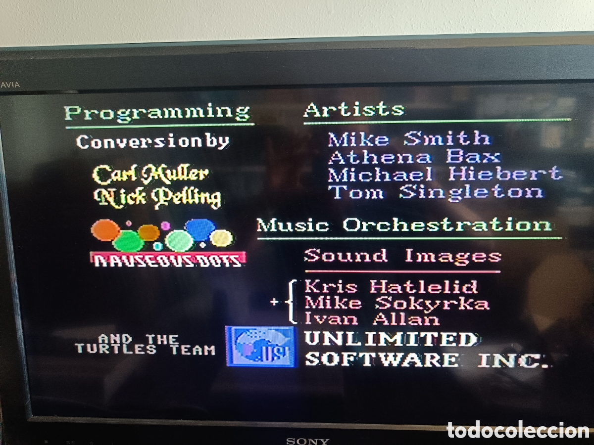 Videojuegos y consolas: Teenage Mutant Hero Turtles C64 (Edici&oacute;n Disco) - Commodore 64 - Foto 8