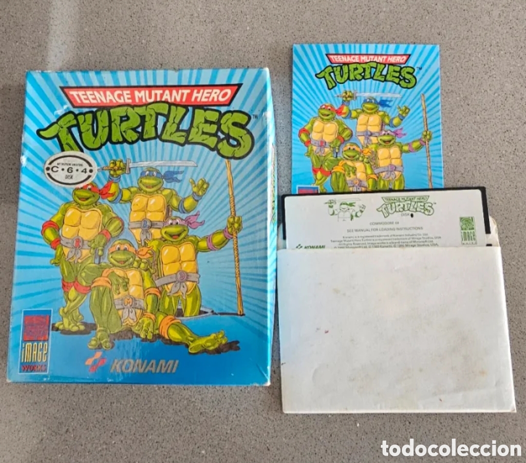 Videojuegos y Consolas: Teenage Mutant Hero Turtles C64 (Edici&oacute;n Disco) - Commodore 64