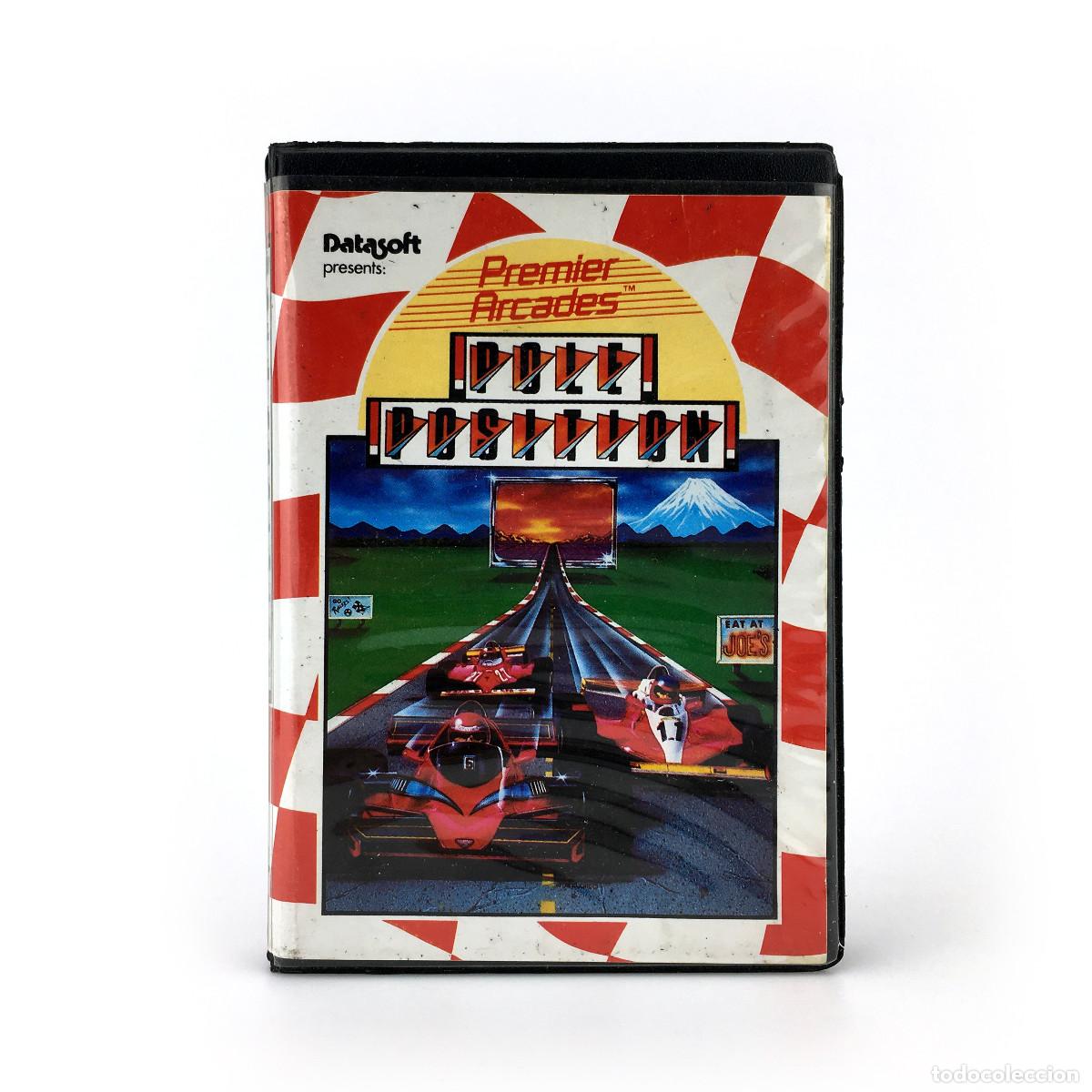Videojuegos y Consolas: POLE POSITION ESTUCHE ESPA&Ntilde;OL DATASOFT US GOLD PRIMAL ARCADES CARRERAS COMMODORE 64 128 C64 CASSETTE