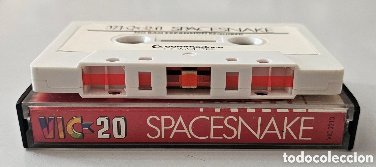 Videojuegos y consolas: CASSETTE VIC-20 SPACESNAKE Commodore Game UK 1983 - Foto 3