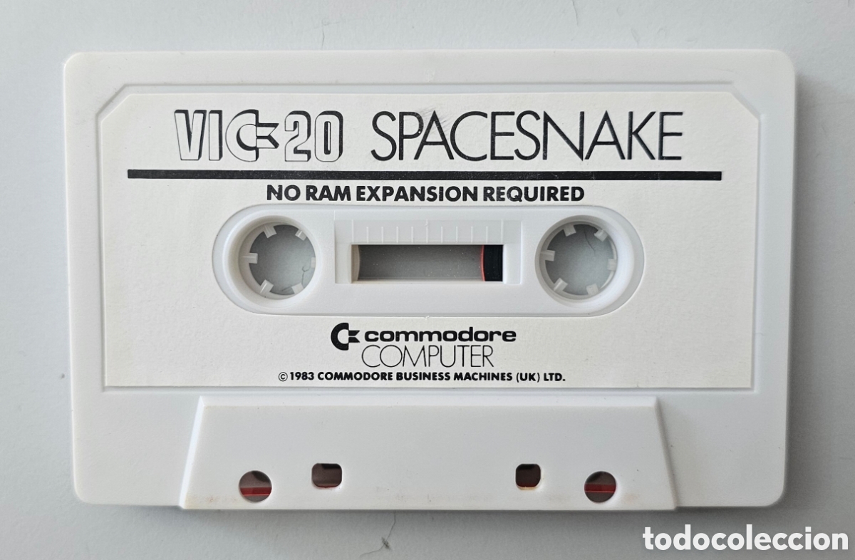 Videojuegos y consolas: CASSETTE VIC-20 SPACESNAKE Commodore Game UK 1983 - Foto 5