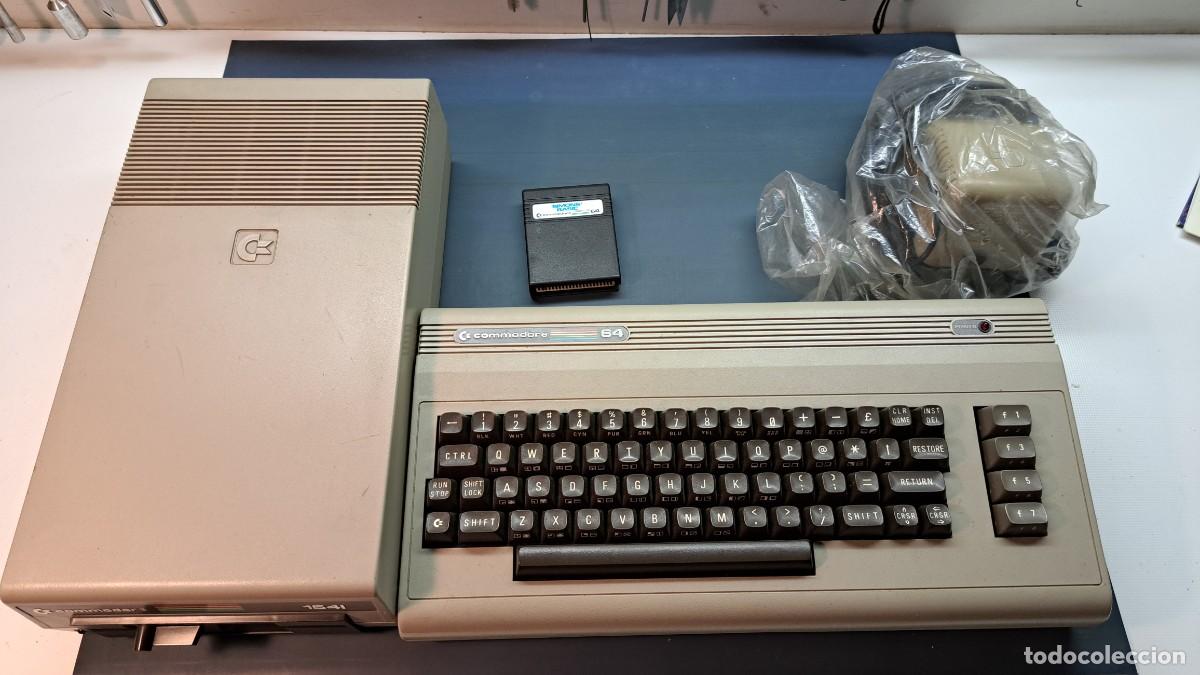 Videojuegos y Consolas: COMMODRE 64 + DISQUETERA 1541 + DATASETTE + SIMON'S BASIC + JUEGOS &ndash; LOTE INFORM&Aacute;TICA RETRO VINTAGE