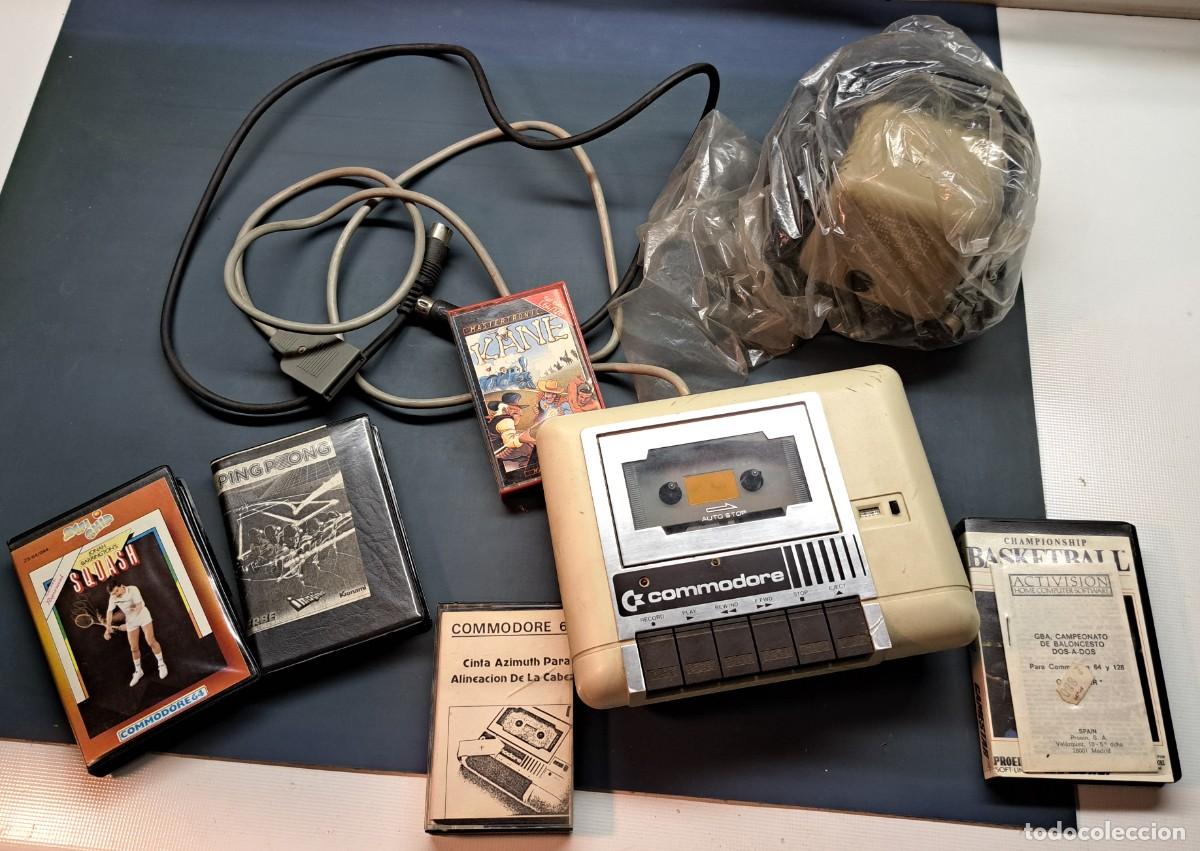 Videojuegos y consolas: COMMODRE 64 + DISQUETERA 1541 + DATASETTE + SIMONS BASIC + JUEGOS &ndash; LOTE INFORM&Aacute;TICA RETRO VINTAGE - Foto 3