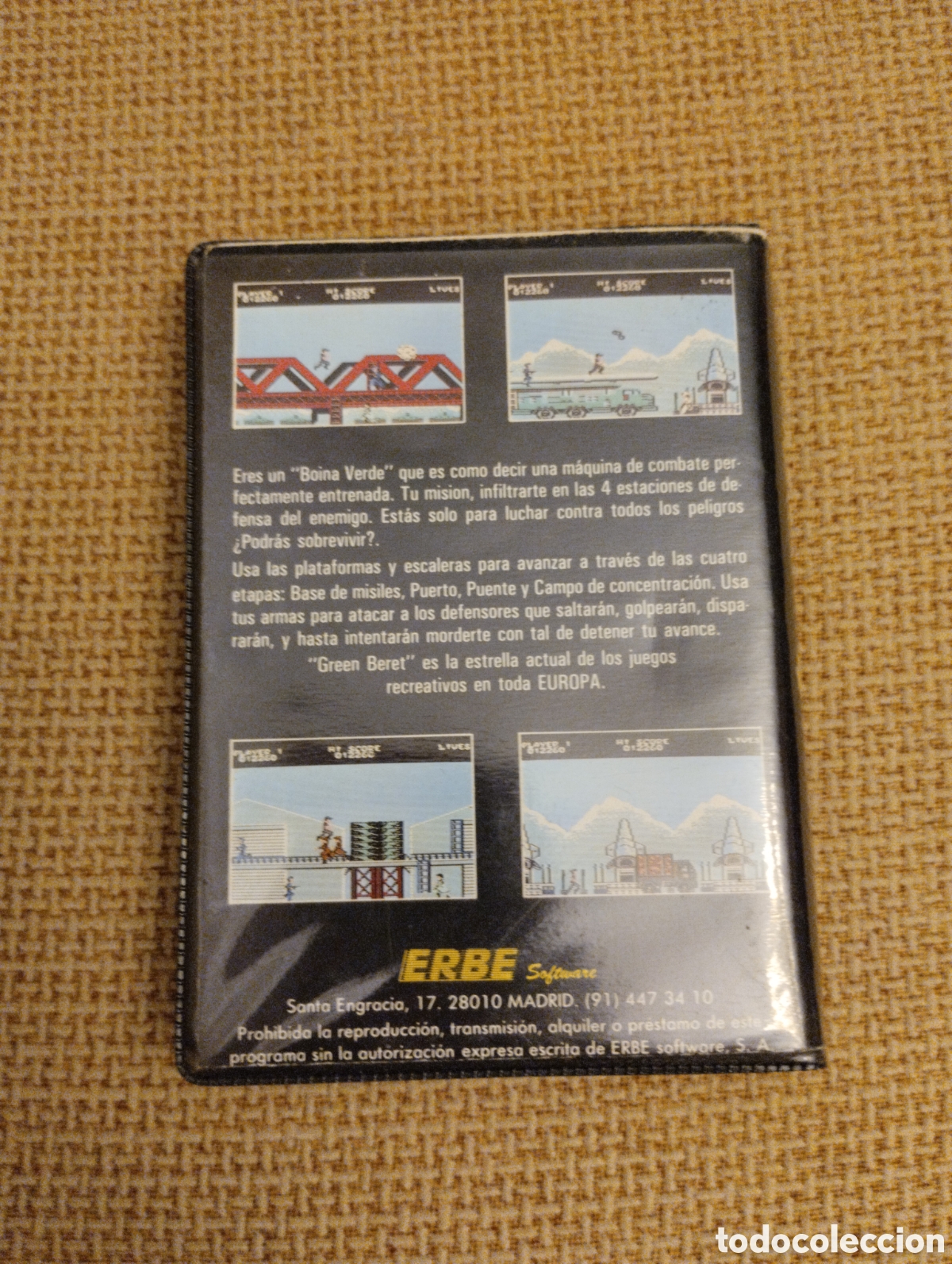Videojuegos y consolas: Juego Commodore Green Beret - Foto 3